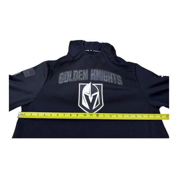 Vegas Golden Knights Hoodie Size Large Black Fanatics Authentic Pro NHL Pullover - Picture 9 of 14